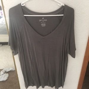 Grey v neck